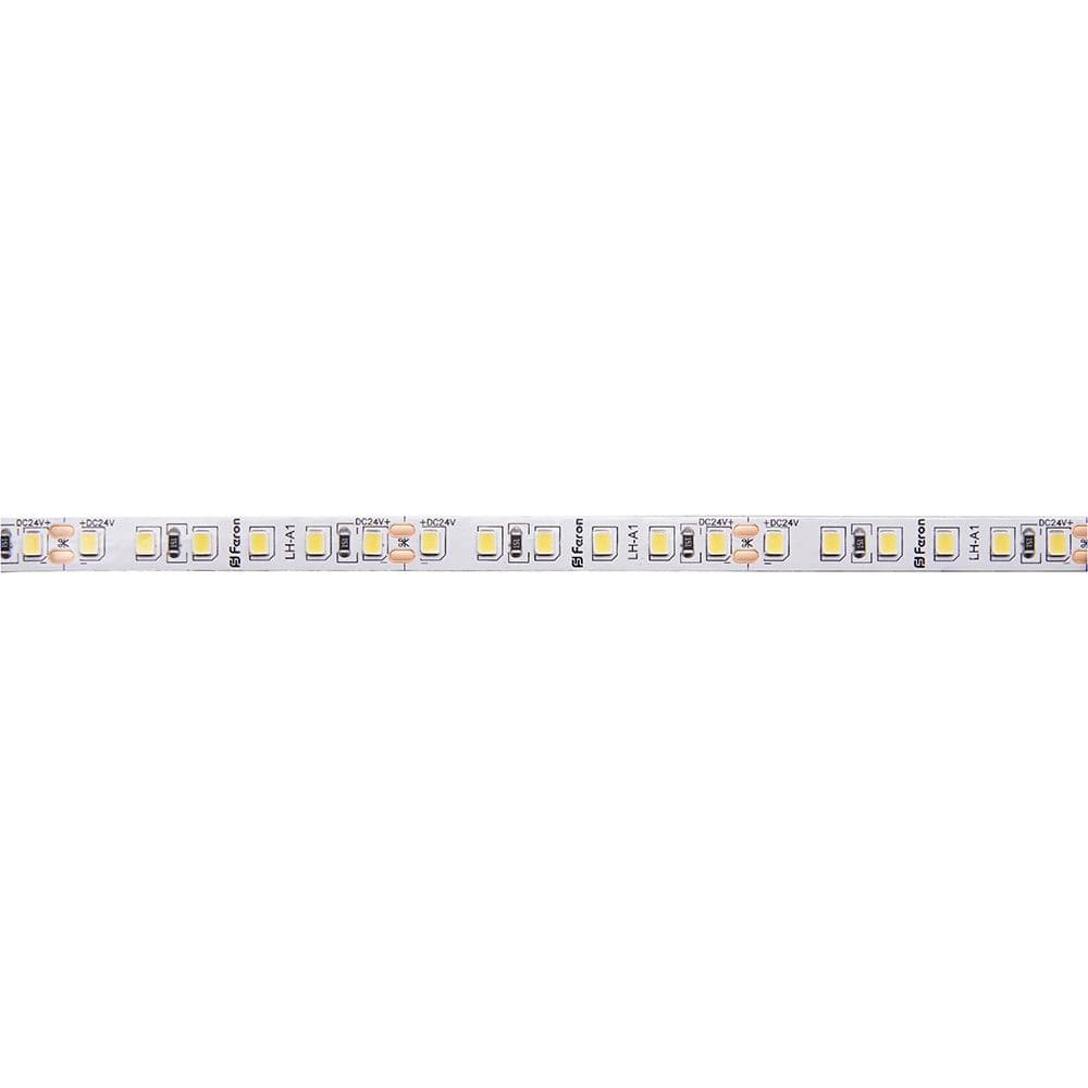 Светодиодная LED лента Feron LS502, 180SMD(2835)/м 16Вт/м 24V 5000*10*1.22мм 3000К IP20