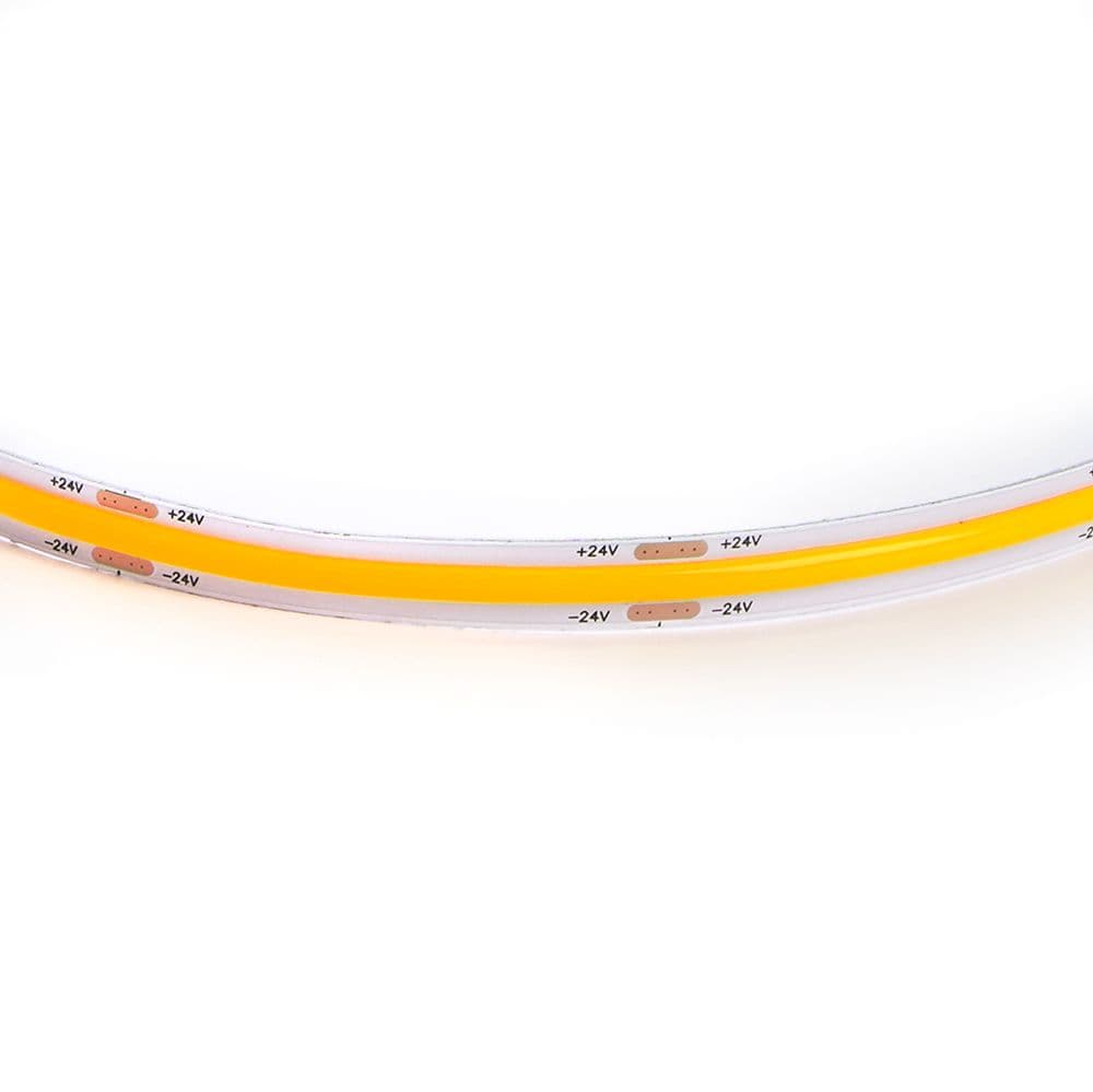 Светодиодная COB лента Feron LS530, 320SMD(2110) 10Вт/м 24V 5000*8*1.8мм 3000К IP20