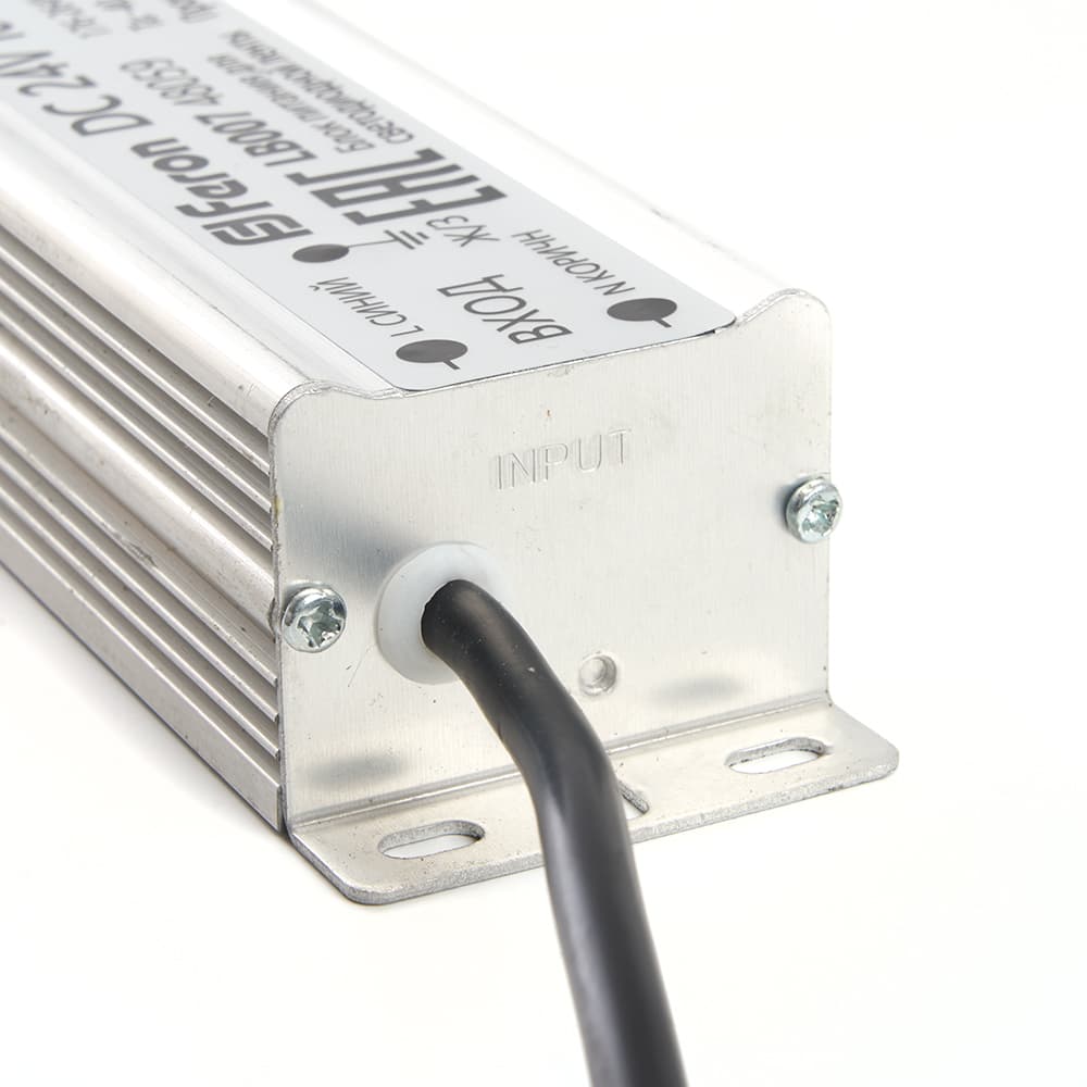 Трансформатор электронный для светодиодной ленты 100W 24V IP67 (драйвер), LB007