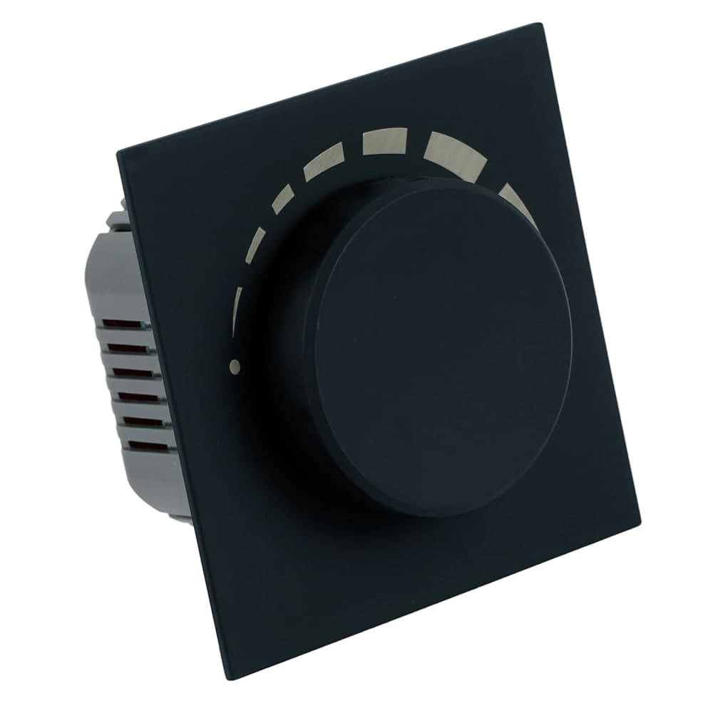 Выключатель диммирующий (механизм), STEKKER, 250В, 1200W, серия Мия, RSW10-3106-05, черный бархат