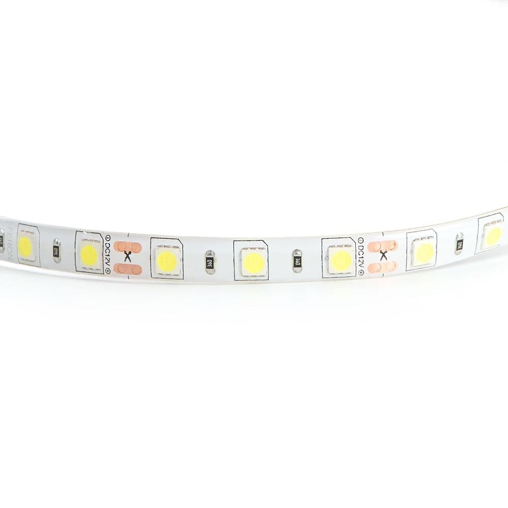Светодиодная LED лента Feron LS607, 60SMD(5050)/m 14.4W/m 12V IP65 5m 6500К
