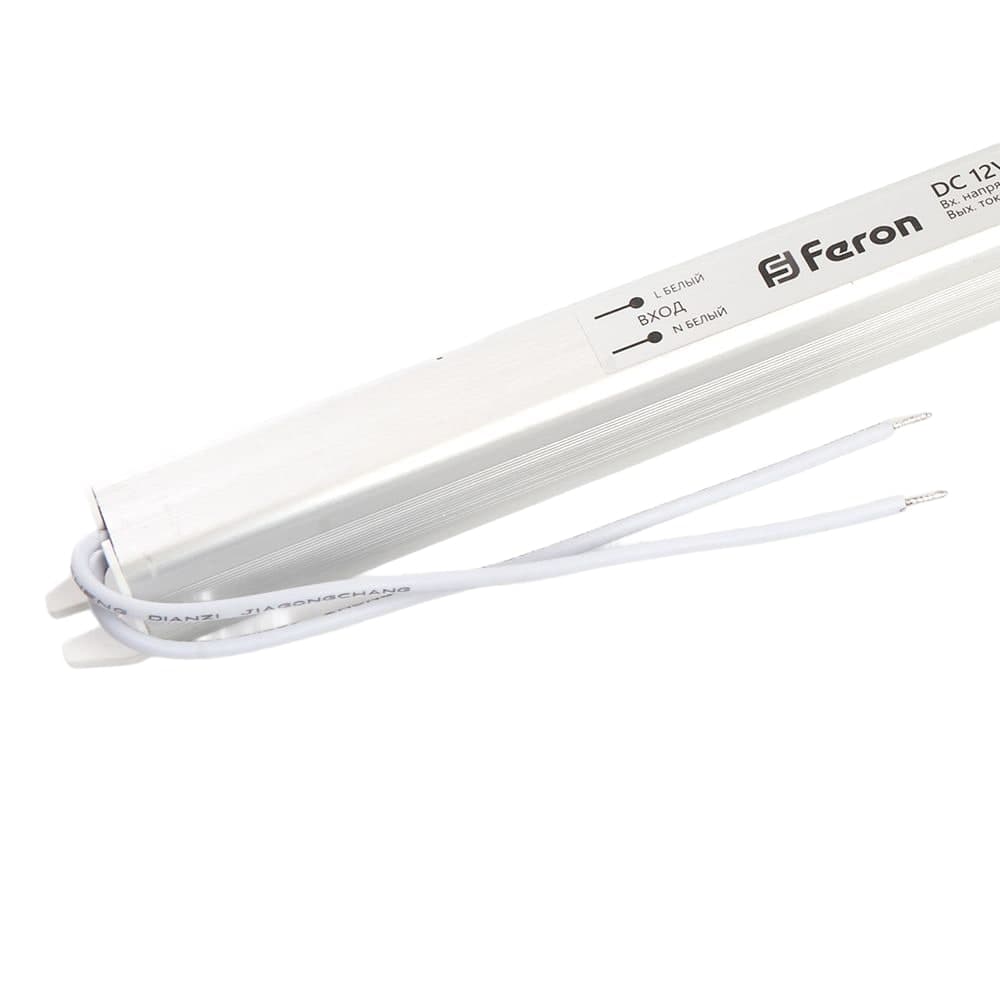 Трансформатор электронный для светодиодной ленты 60W 12V (драйвер), LB001 FERON