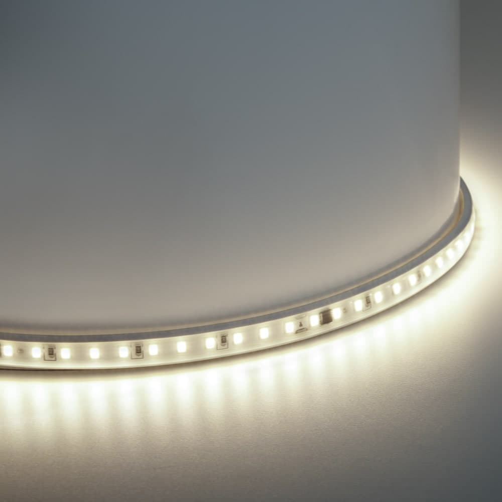 Светодиодная LED лента Feron LS710, 120SMD(2835)/м 10Вт/м 220V длина 25м, 4000K, IP65,  с 1 сетевым шнуром, 2 заглушками, 2 коннекторами в комплекте