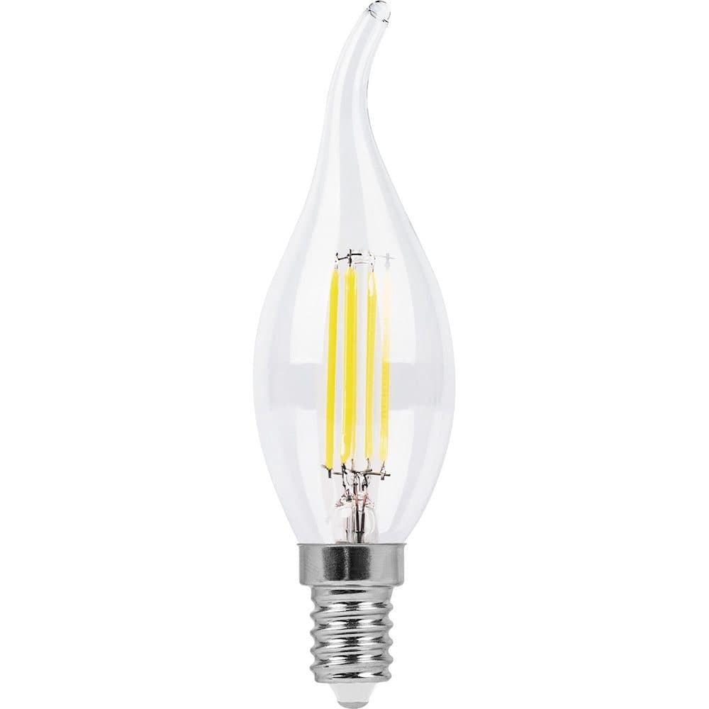 Лампа светодиодная Feron LB-74 Свеча на ветру E14 9W 230V 2700K