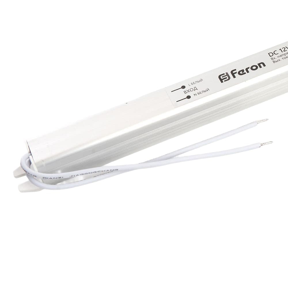 Трансформатор электронный для светодиодной ленты 72W 12V (драйвер), LB001 FERON