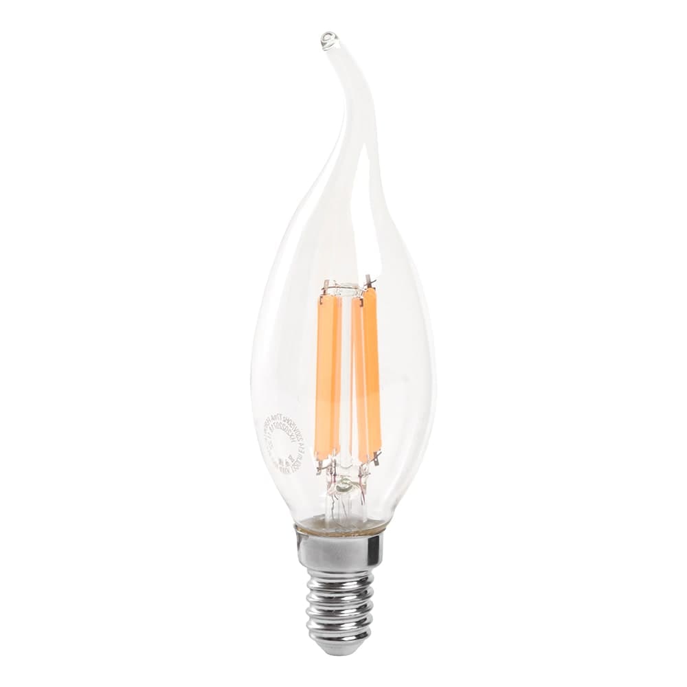 Лампа светодиодная Feron LB-718 Свеча на ветру E14 15W 230V 4000K