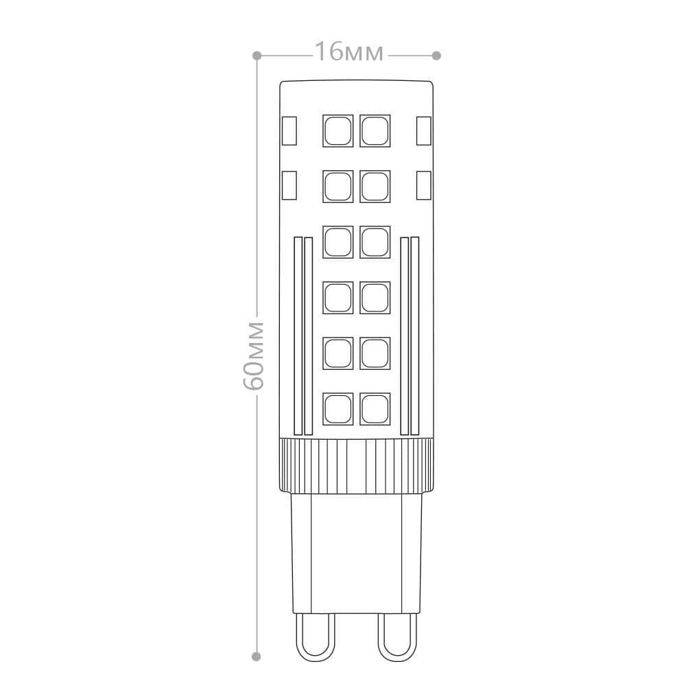 Лампа светодиодная Feron LB-433 G9 7W 175-265V 4000K