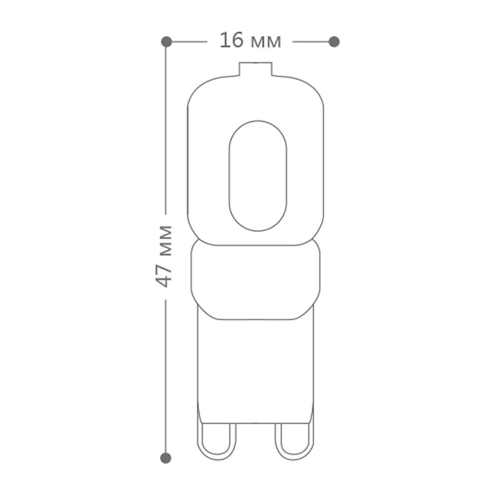 Лампа светодиодная Feron LB-430 G9 5W 230V 2700K