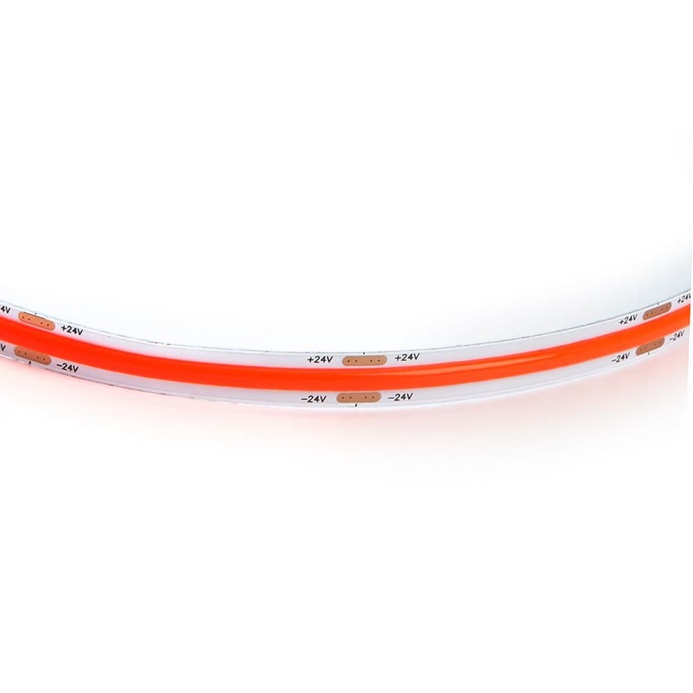 Светодиодная COB лента Feron LS530 320SMD(2110) 10Вт/м 24V 5000*8*1,8мм IP20, красный