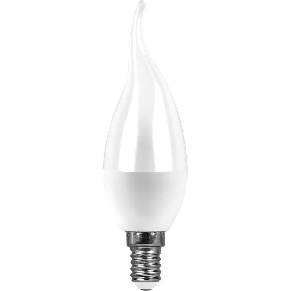 Лампа светодиодная SAFFIT SBC3713 Свеча на ветру E14 13W 230V 6400K