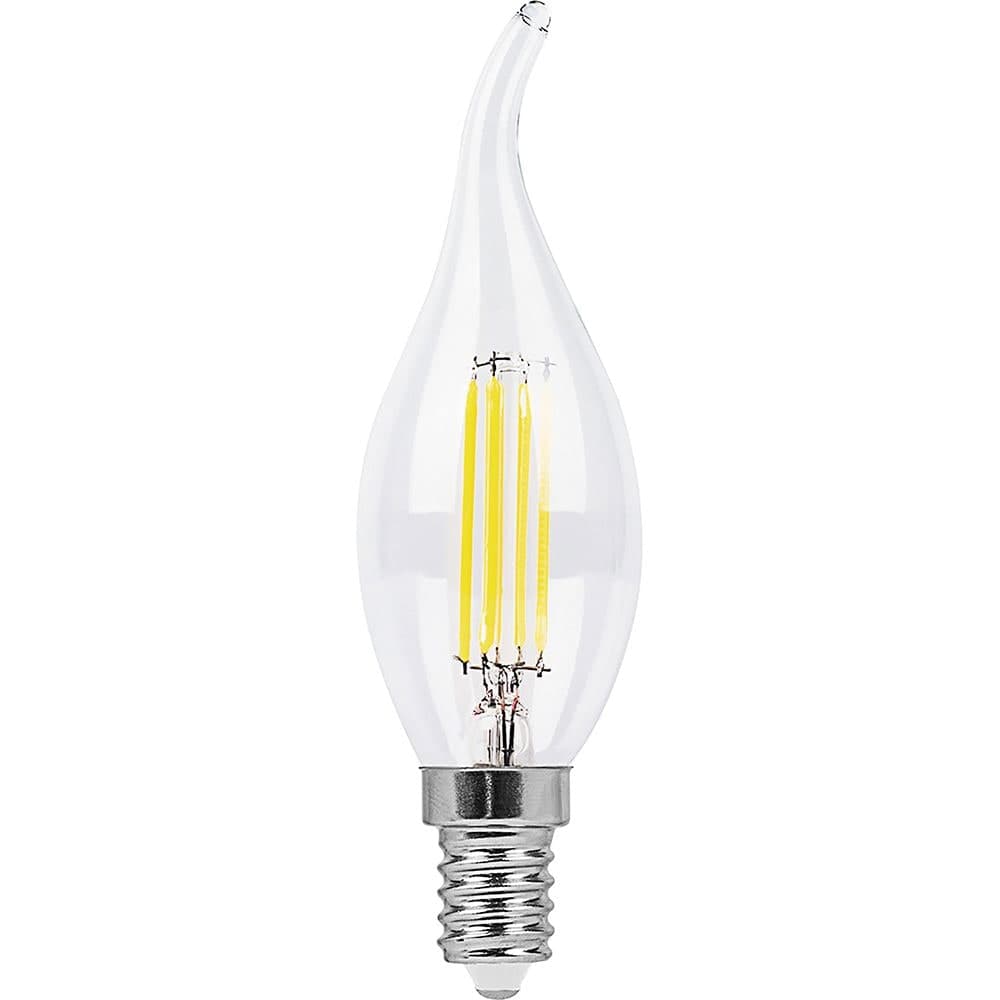 Лампа светодиодная Feron LB-67 Свеча на ветру E14 7W 230V 2700K