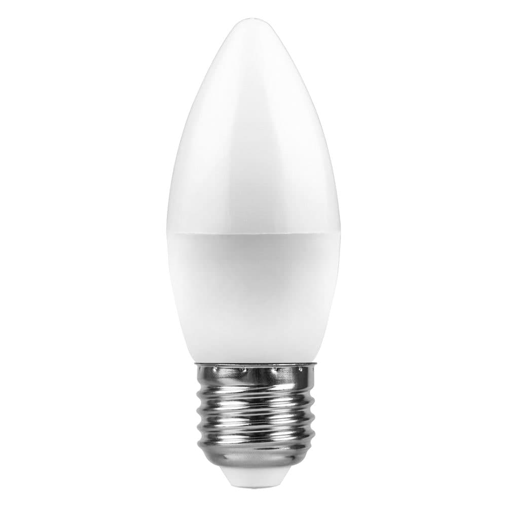 Лампа светодиодная Feron LB-97 Свеча E27 7W 175-265V 2700K