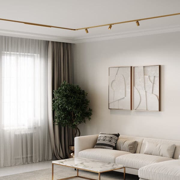 Brass Line Трековый светильник 24W 3000K латунь 85527/01