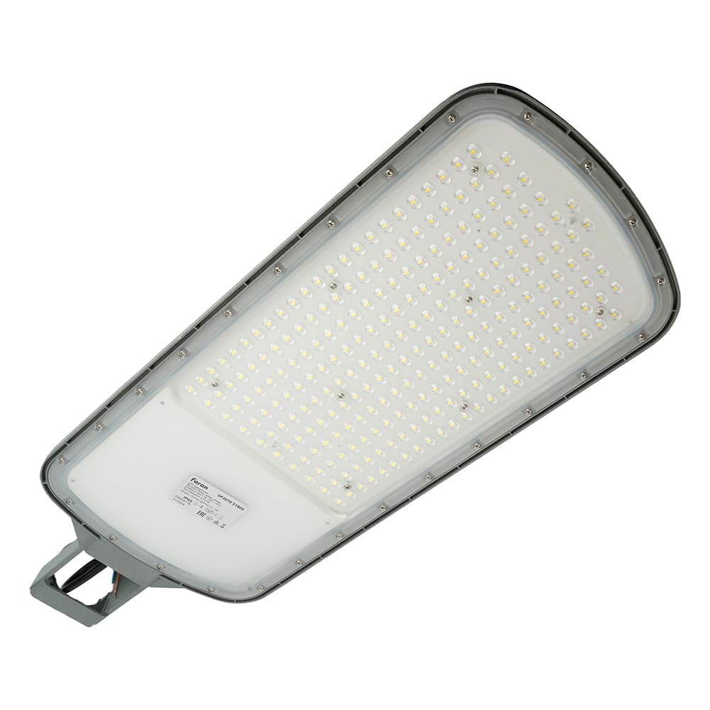 Светодиодный уличный консольный светильник Feron SP3070 200W 5000K AC90-300V, серый