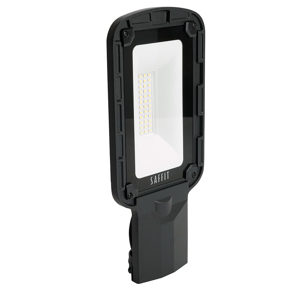Светодиодный уличный консольный светильник SAFFIT SSL10-30 30W 5000K 230V, черный