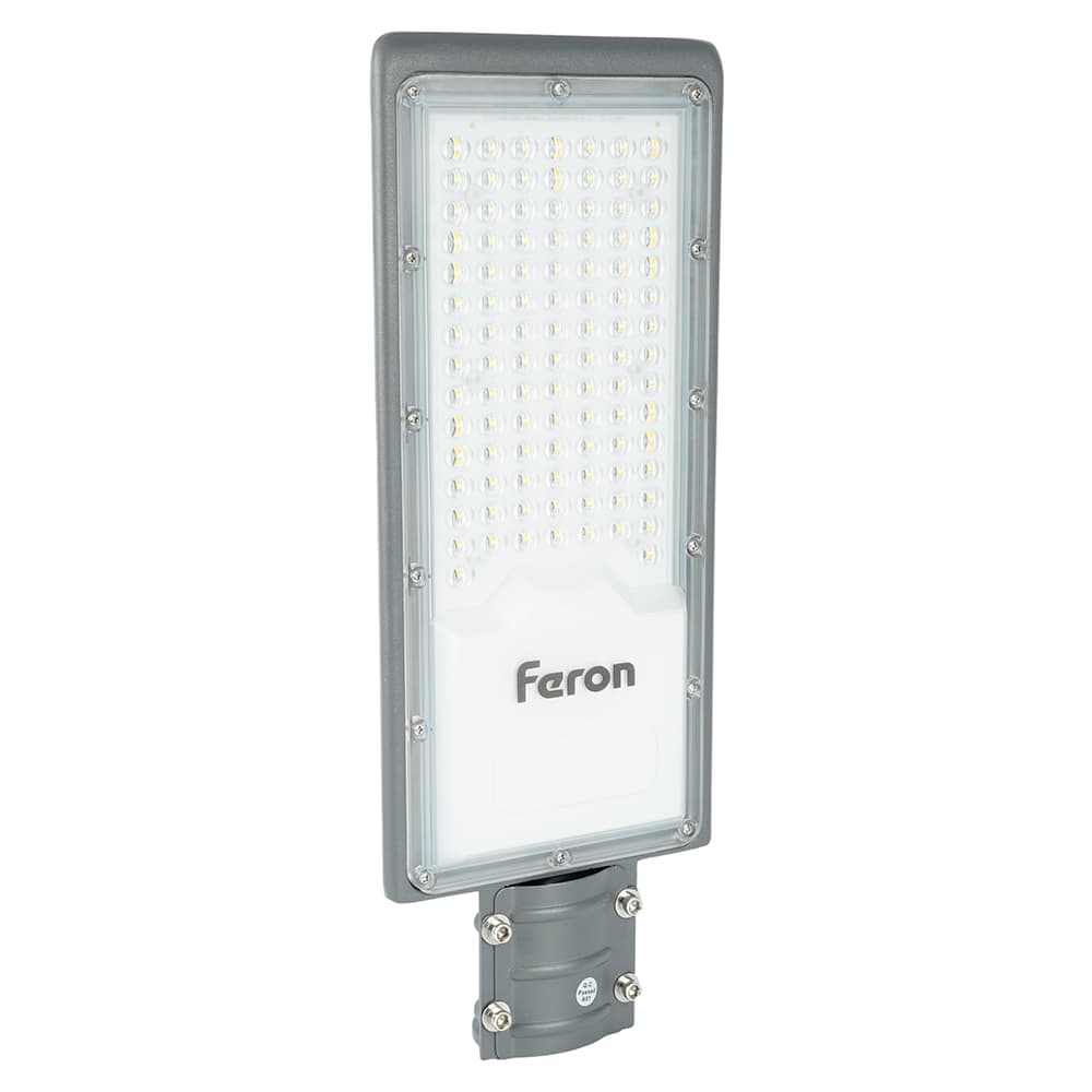 Светодиодный уличный консольный светильник Feron SP3034 80W 6400K 230V, серый