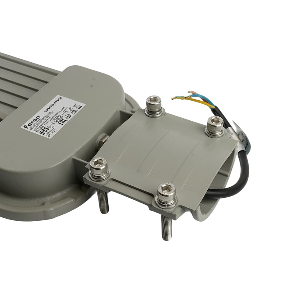 Светодиодный уличный консольный светильник Feron SP3040 100W 5000K 230V, серый