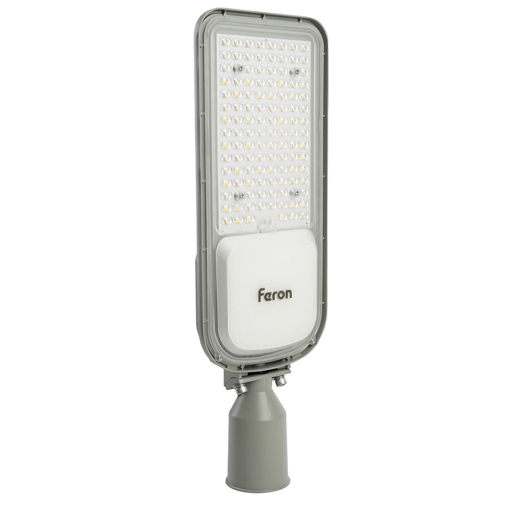 Светодиодный уличный консольный светильник Feron SP3050 100W 4000K 230V, серый