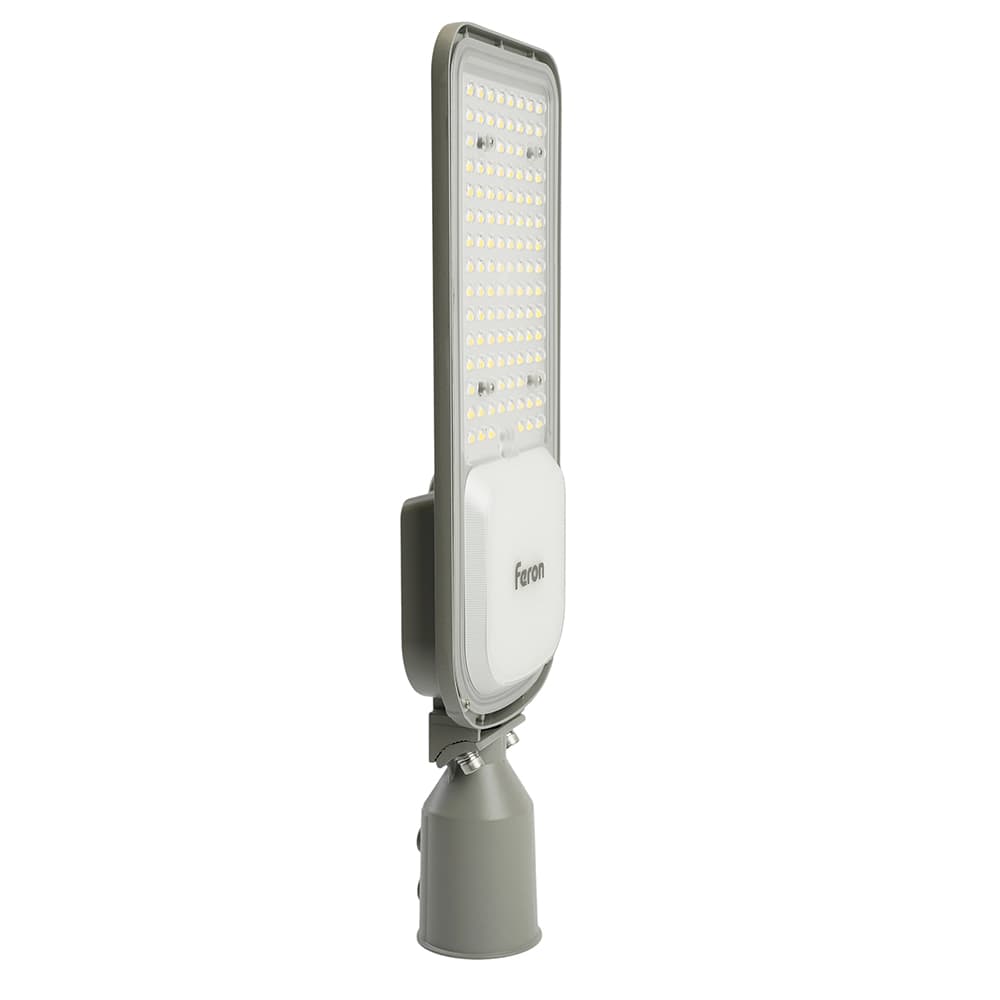 Светодиодный уличный консольный светильник Feron SP3050 100W 4000K 230V, серый