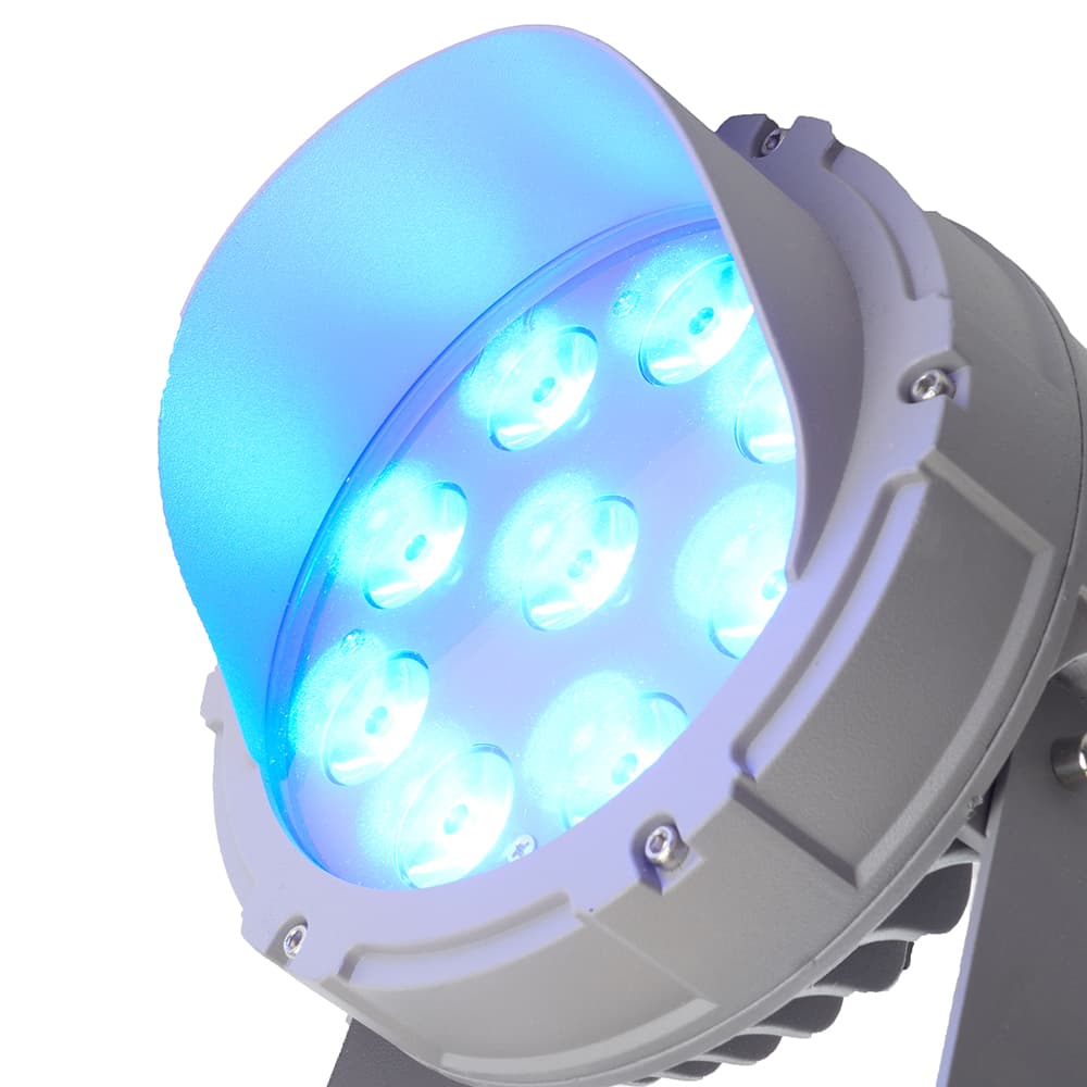 Светодиодный светильник ландшафтно-архитектурный Feron LL-701 85-265V 18W синий IP65