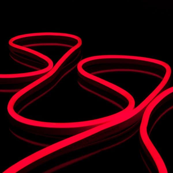 Светодиодный гибкий неон 220 В 9.6 Вт/м 120 Led/м 2835 IP67, односторонний красный, 50 м Гибкий неон 220V 9,6W 120Led 2835 IP67 односторонний красный, 50м