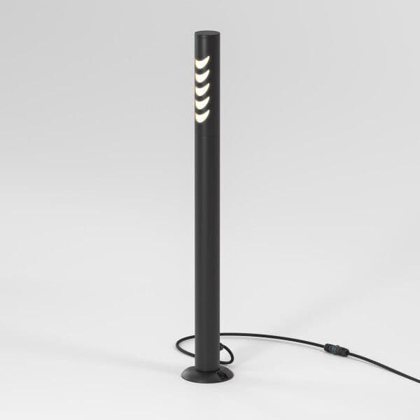 Светильник садово-парковый Smile 6w 3000K черный 35188/F