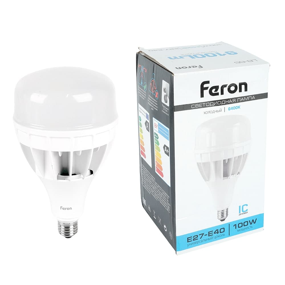 Лампа светодиодная Feron LB-65 E27-E40 100W 175-265V 4000K
