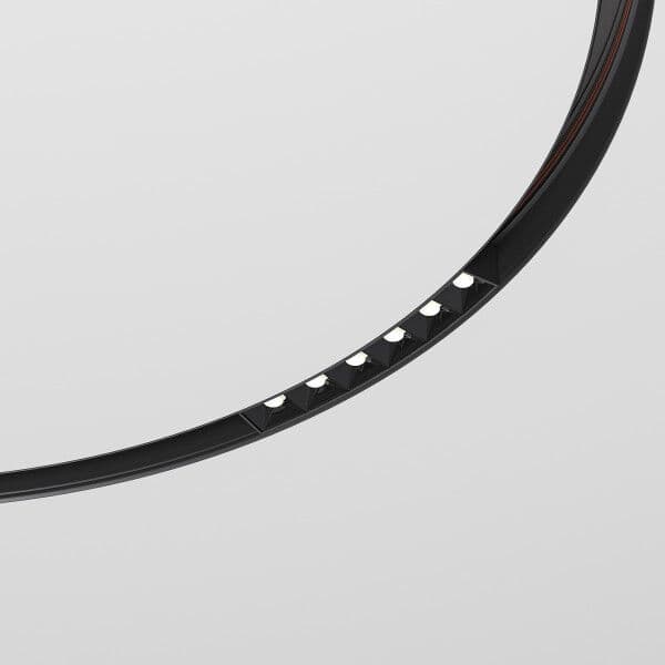 Slim Magnetic Трековый светильник для радиусного шинопровода 6W 4200K Intenso чёрный Ø 800мм 85183/01