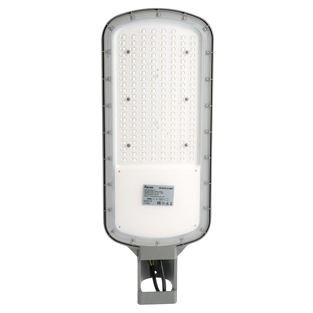 Светодиодный уличный консольный светильник Feron SP3070 120W 5000K AC90-300V, серый