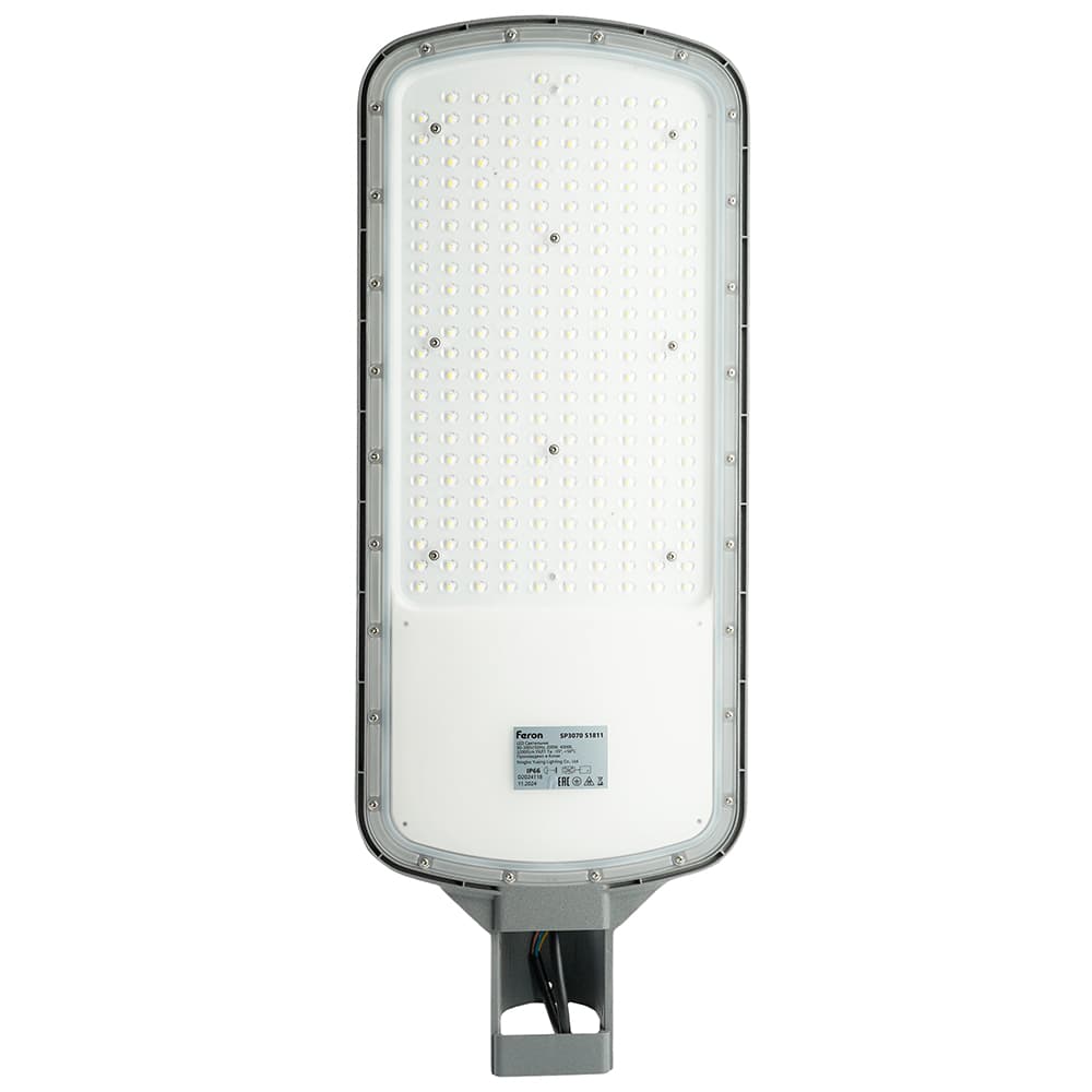 Светодиодный уличный консольный светильник Feron SP3070 200W 4000K AC90-300V, серый