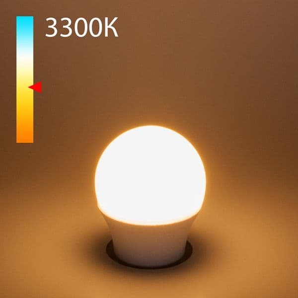 Светодиодная лампа G45 7W 3300K E27 Mini Classic LED 7W 3300K E27 матовое стекло