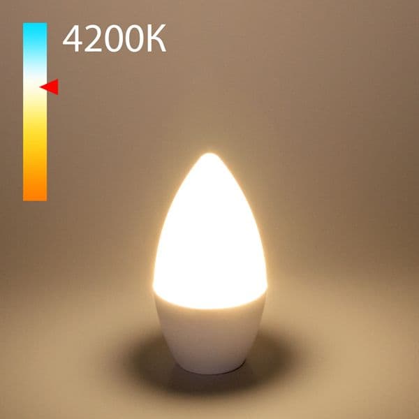 Светодиодная лампа "Свеча" C37 6W 4200K E14 BLE1422