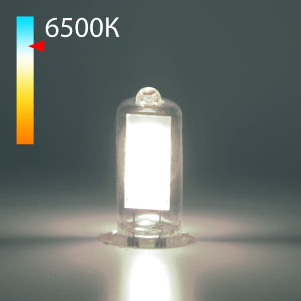 Светодиодная лампа G9 LED 5W 220V 6500K стекло BLG916