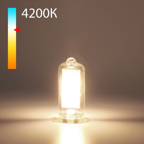 Светодиодная лампа G9 LED 5W 220V 4200K стекло BLG915